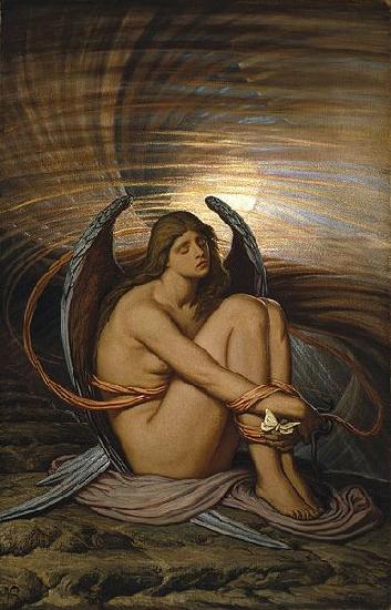 Elihu Vedder Soul in Bondage oil painting image